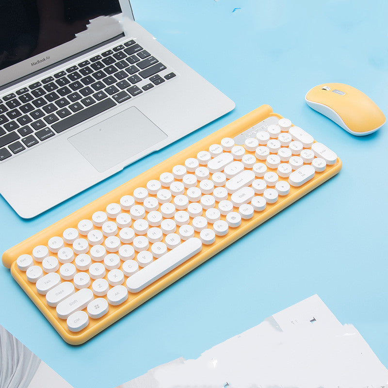 Enhance Your Workspace with the Charging Wireless Keyboard Mouse Set